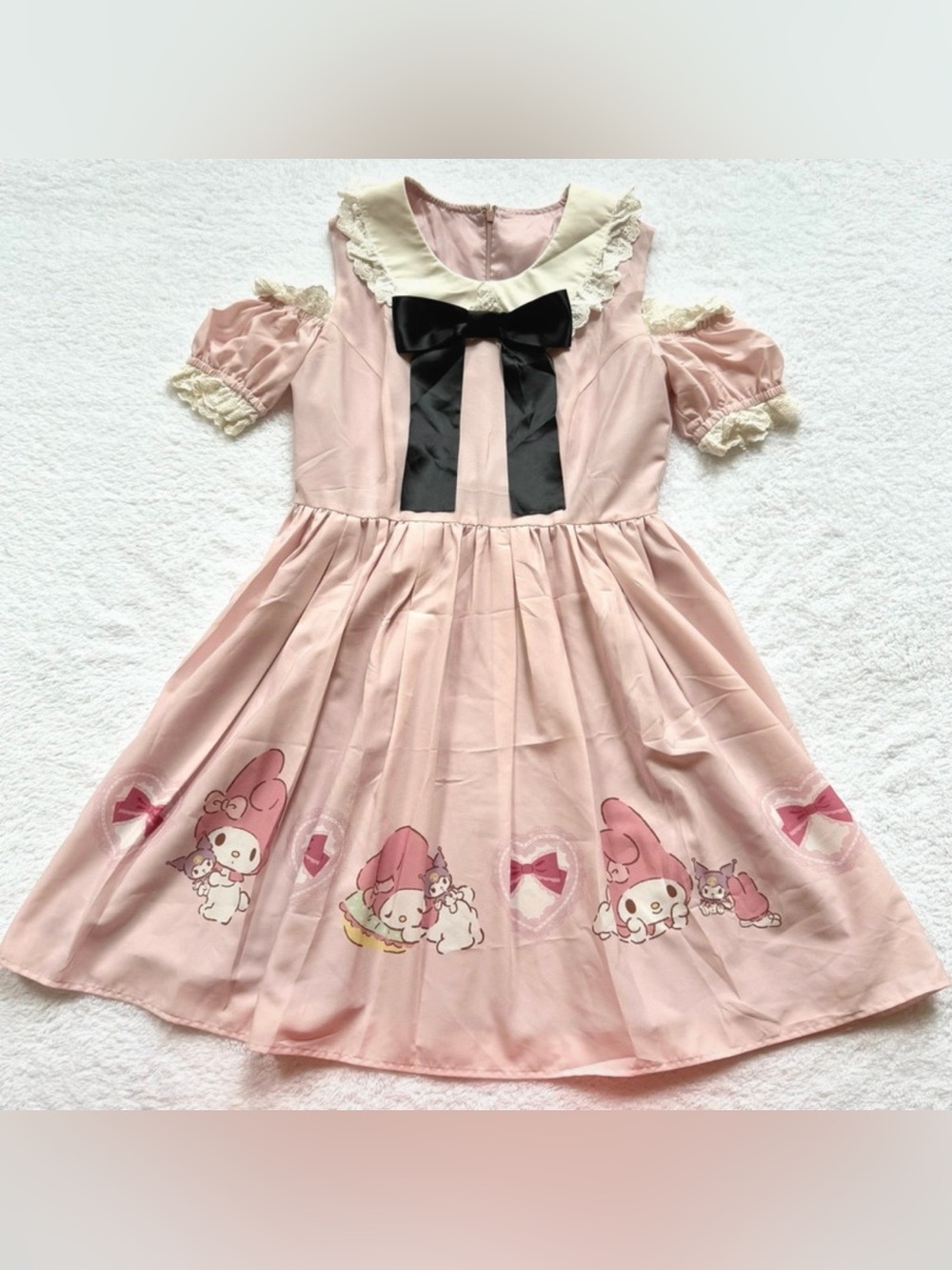 Ank Rouge My Melody Dress Size M Lolita Jirai Kei Kawaii Pink Sanrio Japan Women